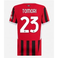 Camiseta AC Milan Fikayo Tomori #23 Primera Equipación Replica 2024-25 para mujer mangas cortas